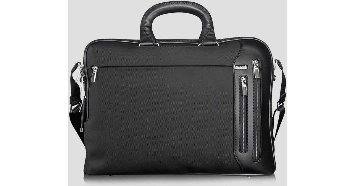 tumi arrive briefcase
