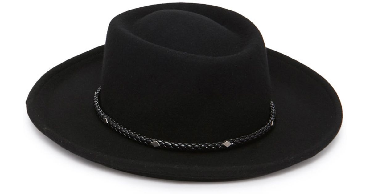 mens black bolero hat