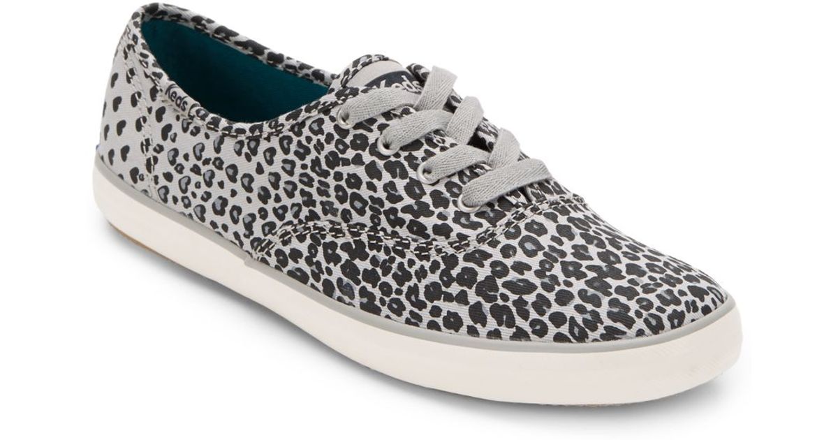 leopard print canvas sneakers