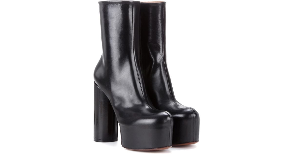 vetements leather boots