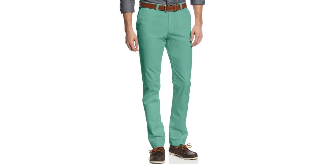 tommy hilfiger slim fit chino pants