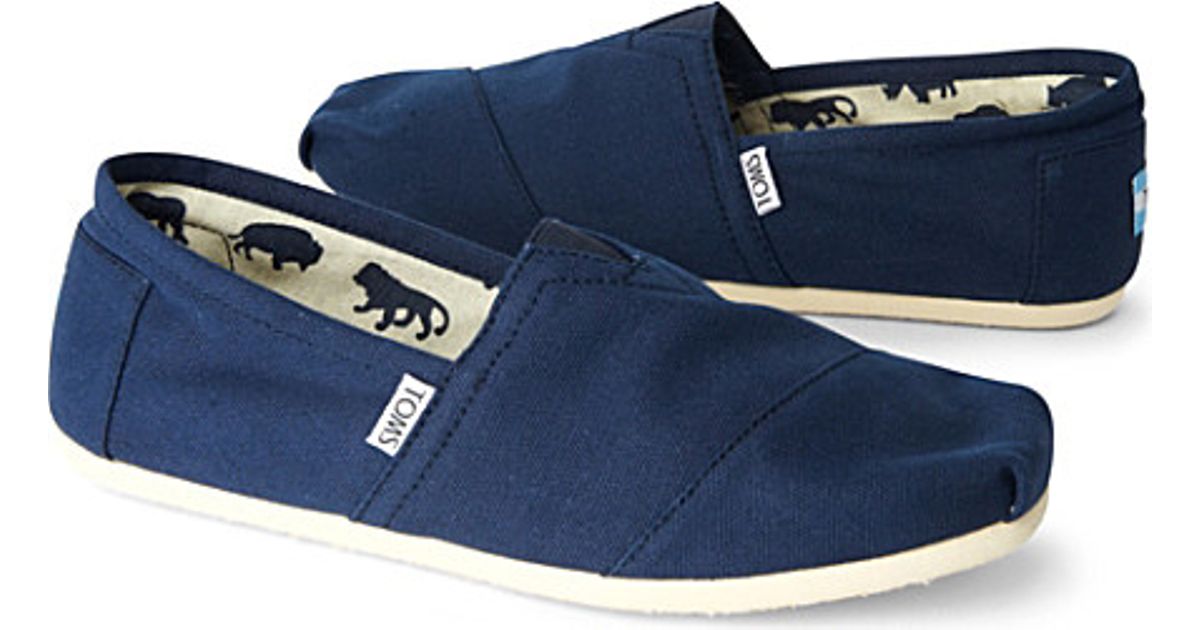 toms classic canvas mens