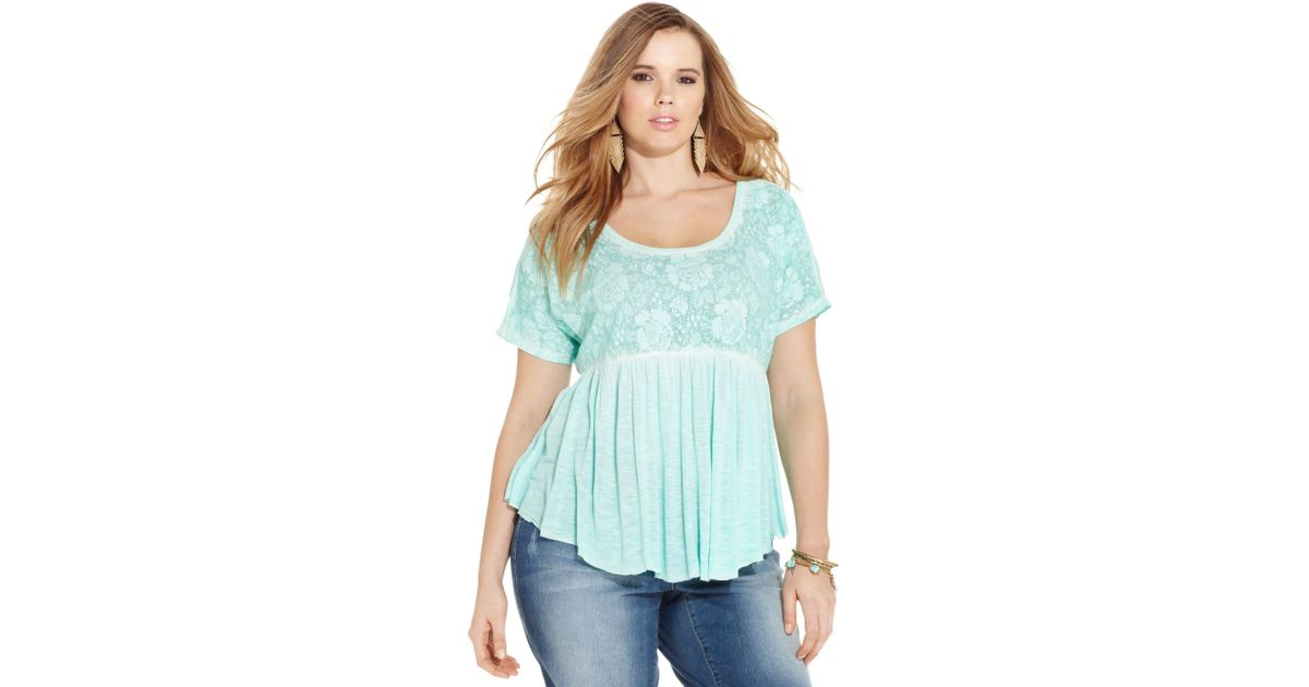 plus size babydoll tops