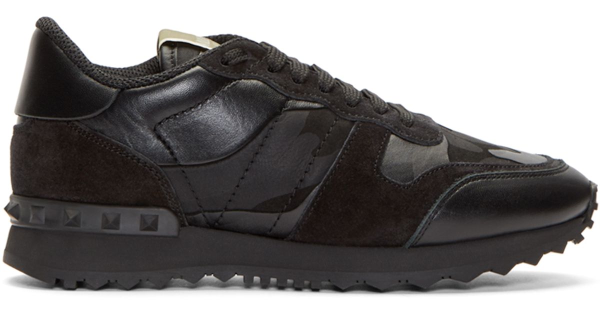 black camo valentino sneakers