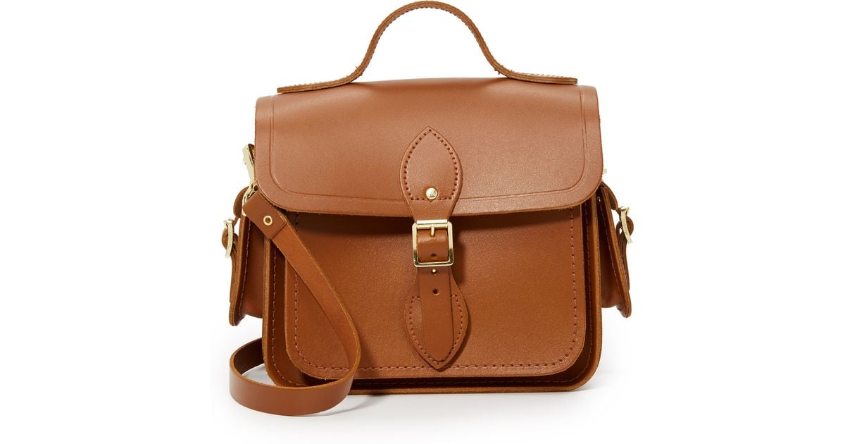 Cambridge Satchel Company Traveller Bag With Side Pocket in Brown | Lyst