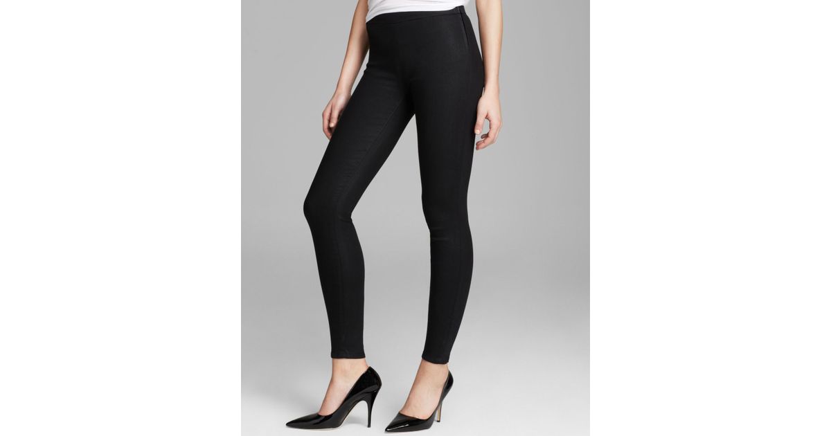 J Brand Stocking Jeans Coated Skinny In Fearless In Black Lyst