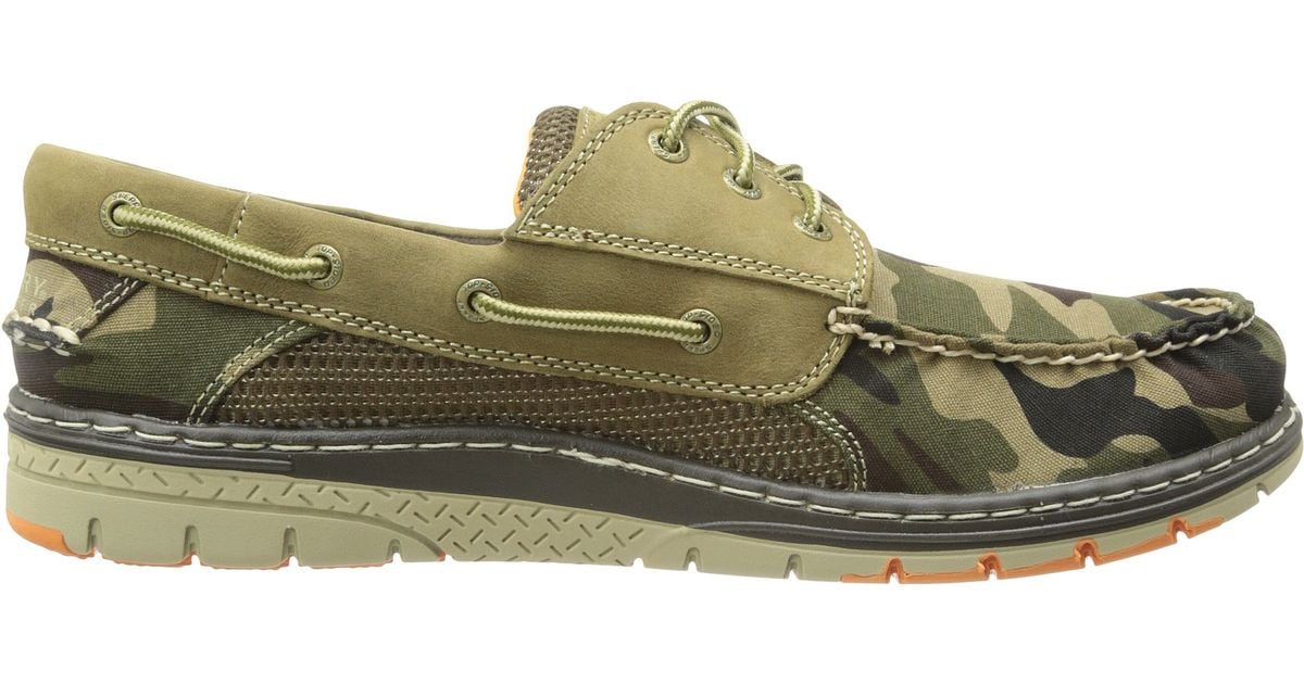sperry top sider green sole