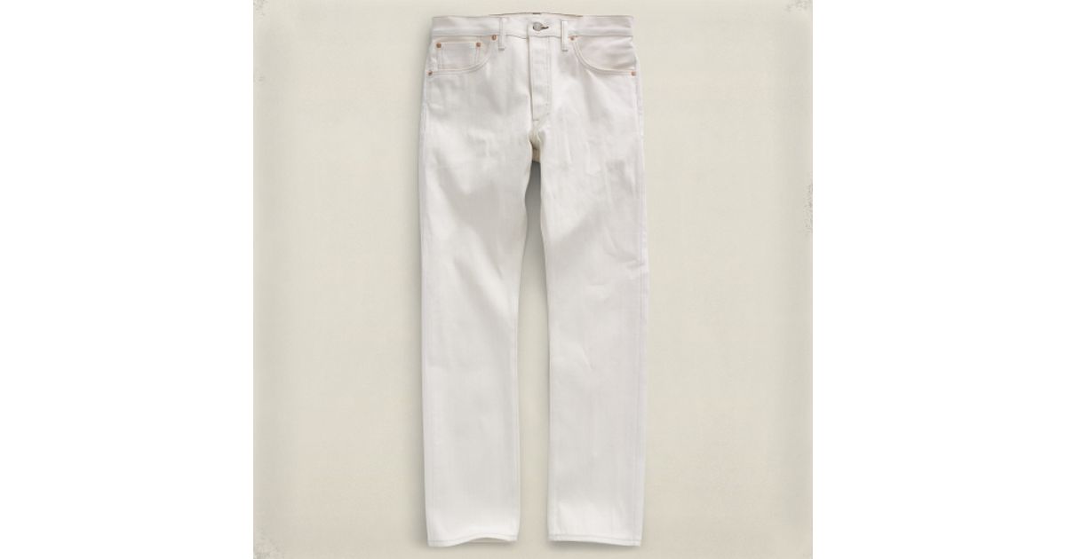 rrl white jeans