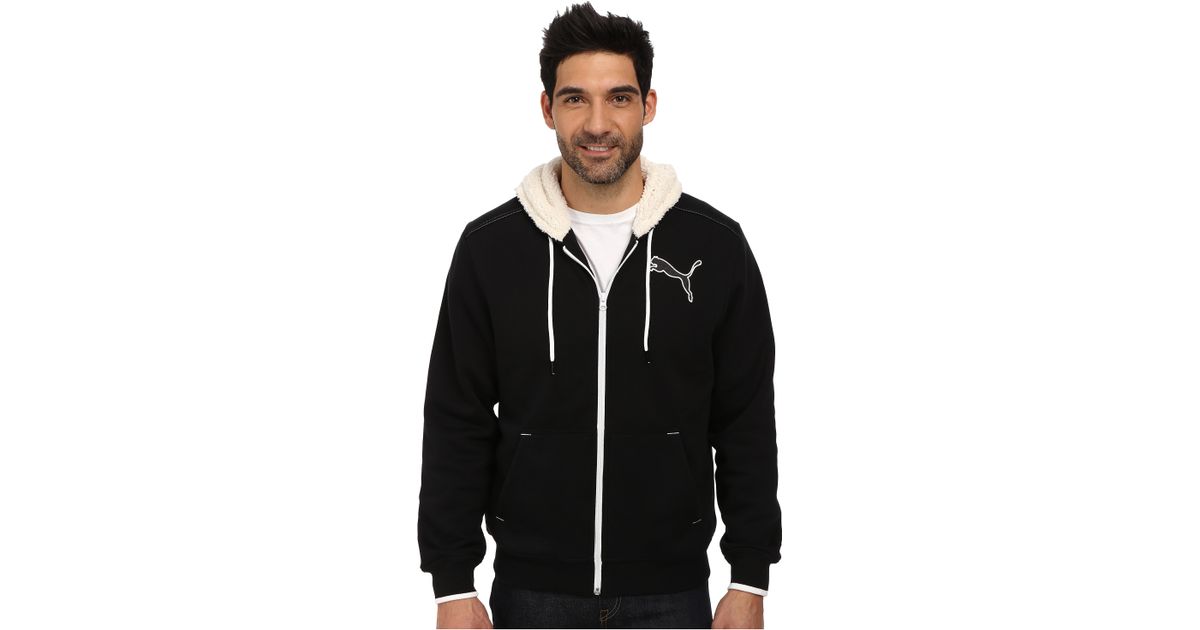 puma sherpa hoodie