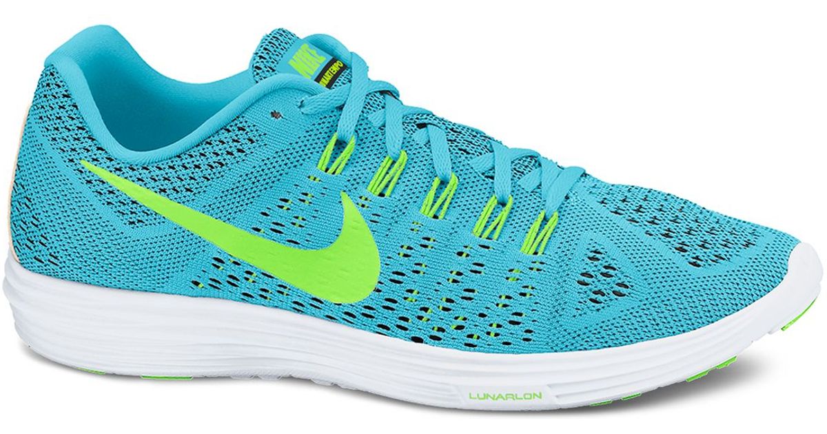 Nike Lace Up Sneakers - Women's Lunartrainer in Blue | Lyst