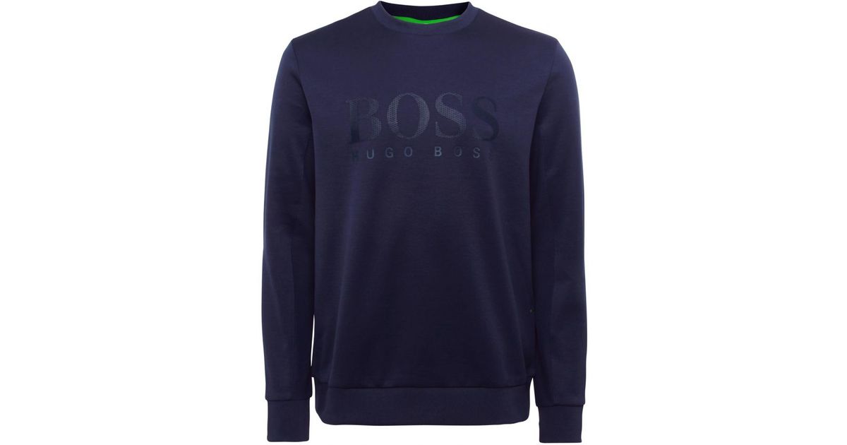 boss navy sweatshirt