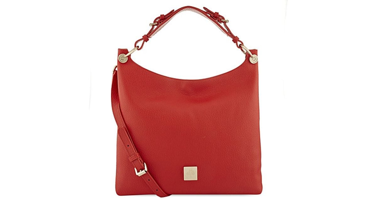 Mulberry Freya Small Leather Hobo Bag in Red Lyst UK