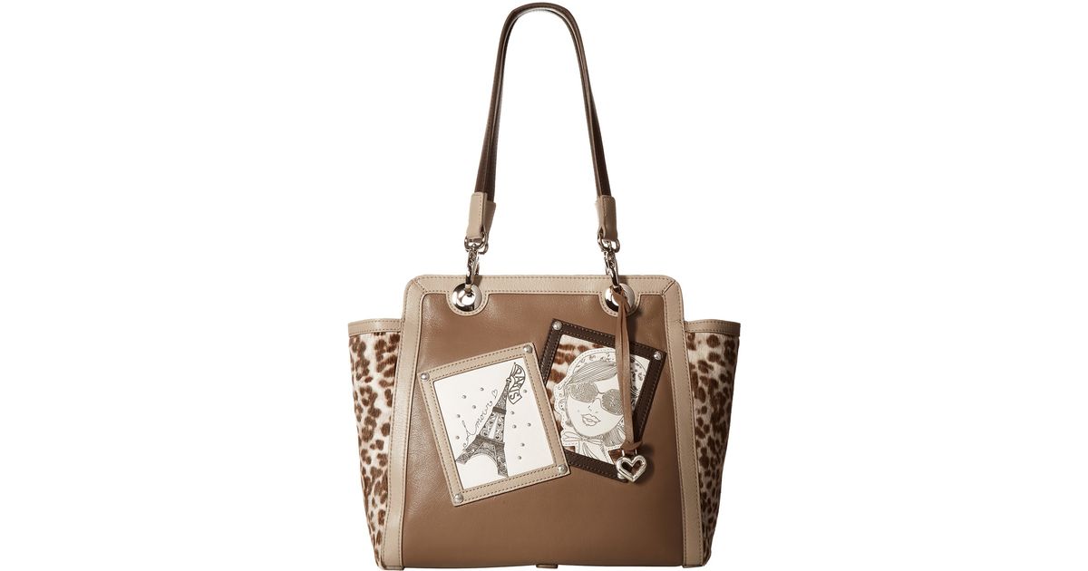 brighton leopard tote