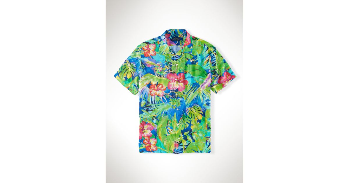 Polo Ralph Lauren Floral-Print Camp Shirt for Men - Lyst