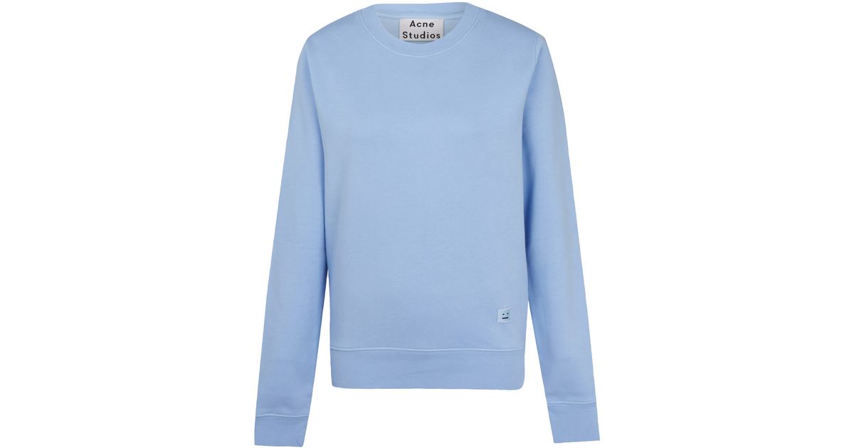acne studios blue hoodie