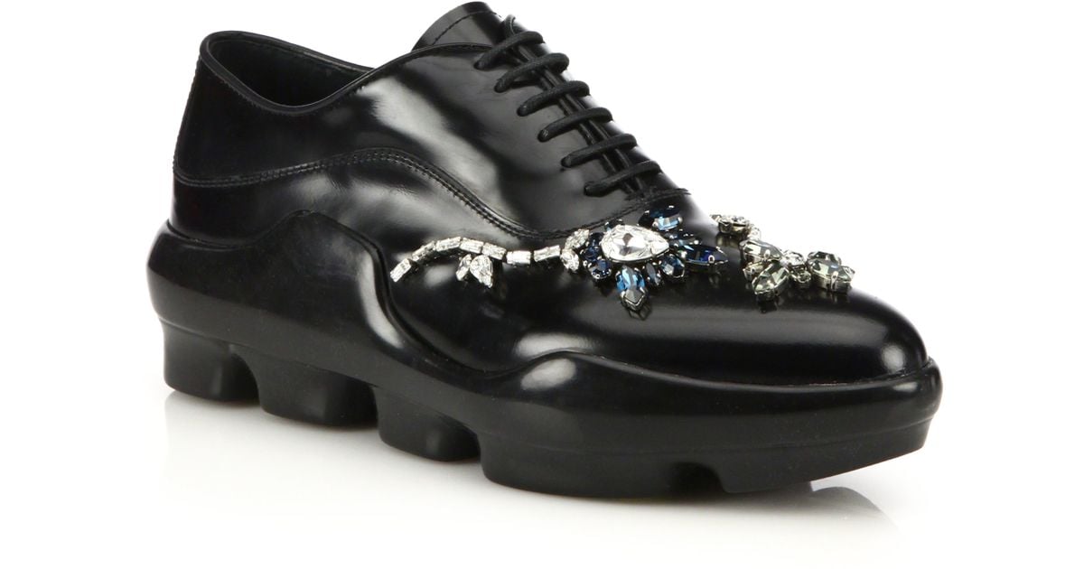 prada swarovski shoes