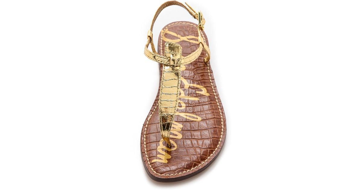 sam edelman gold sandals