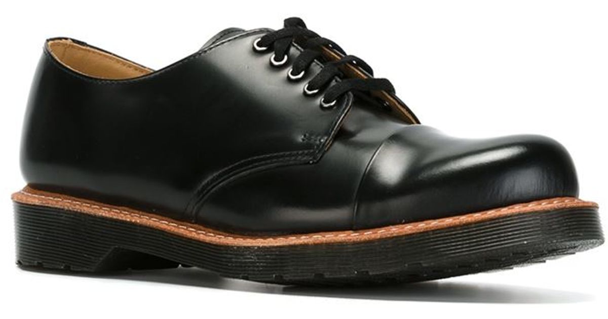Dr. martens Leather Ridged-Sole Brogues in Black | Lyst