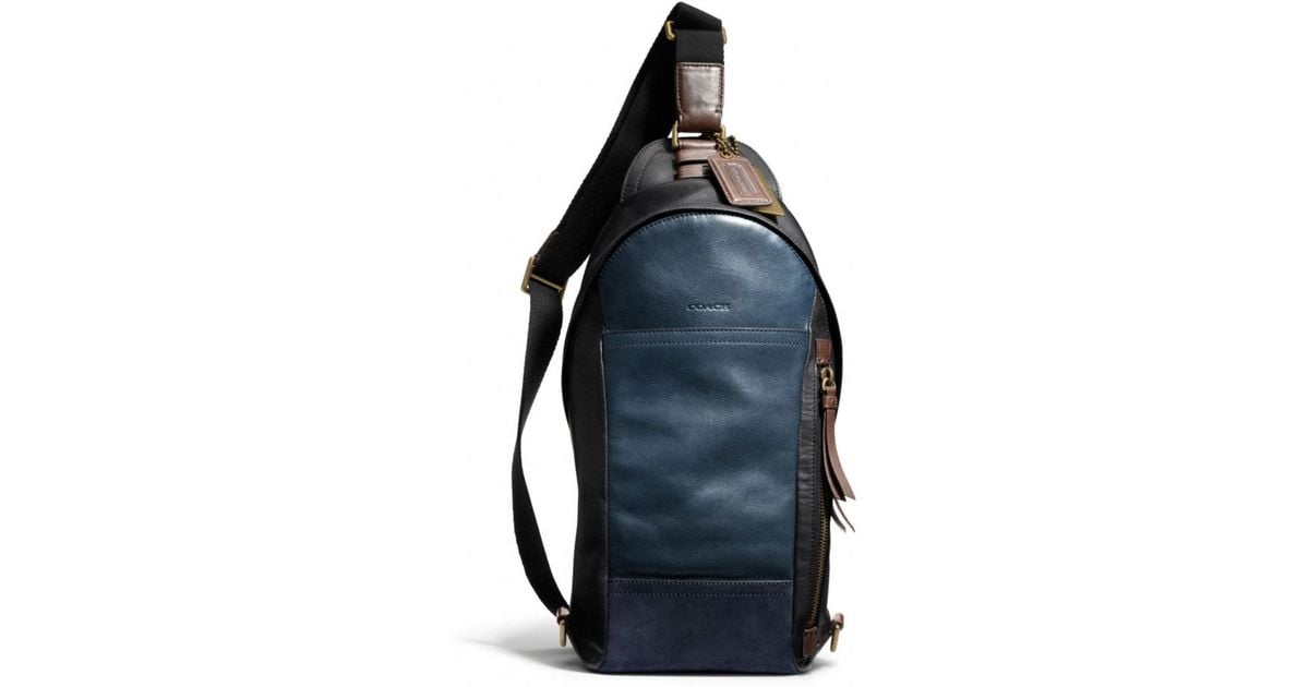 coach sling backpack