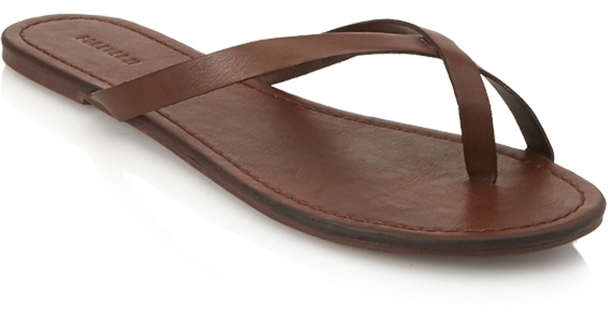 cross toe flip flops