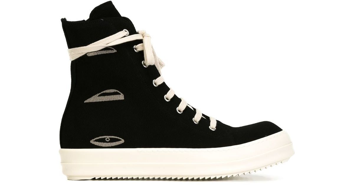 rick owens drkshdw hi top
