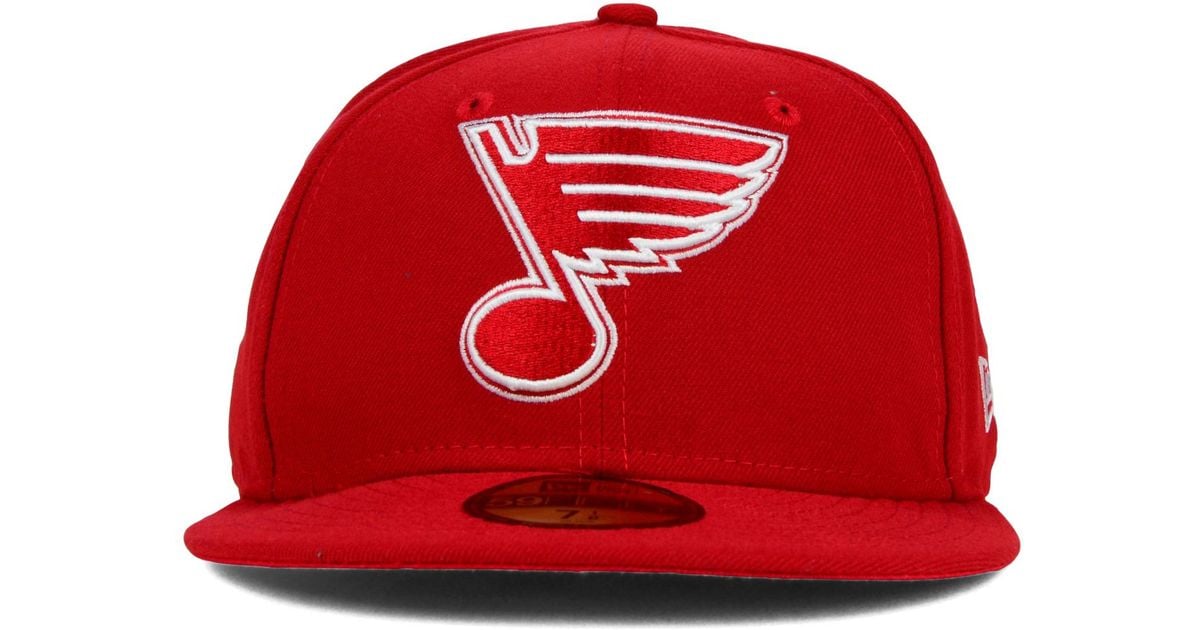 KTZ St. Louis Blues C-Dub 59Fifty Cap in Red for Men