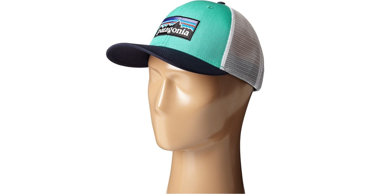 teal patagonia hat