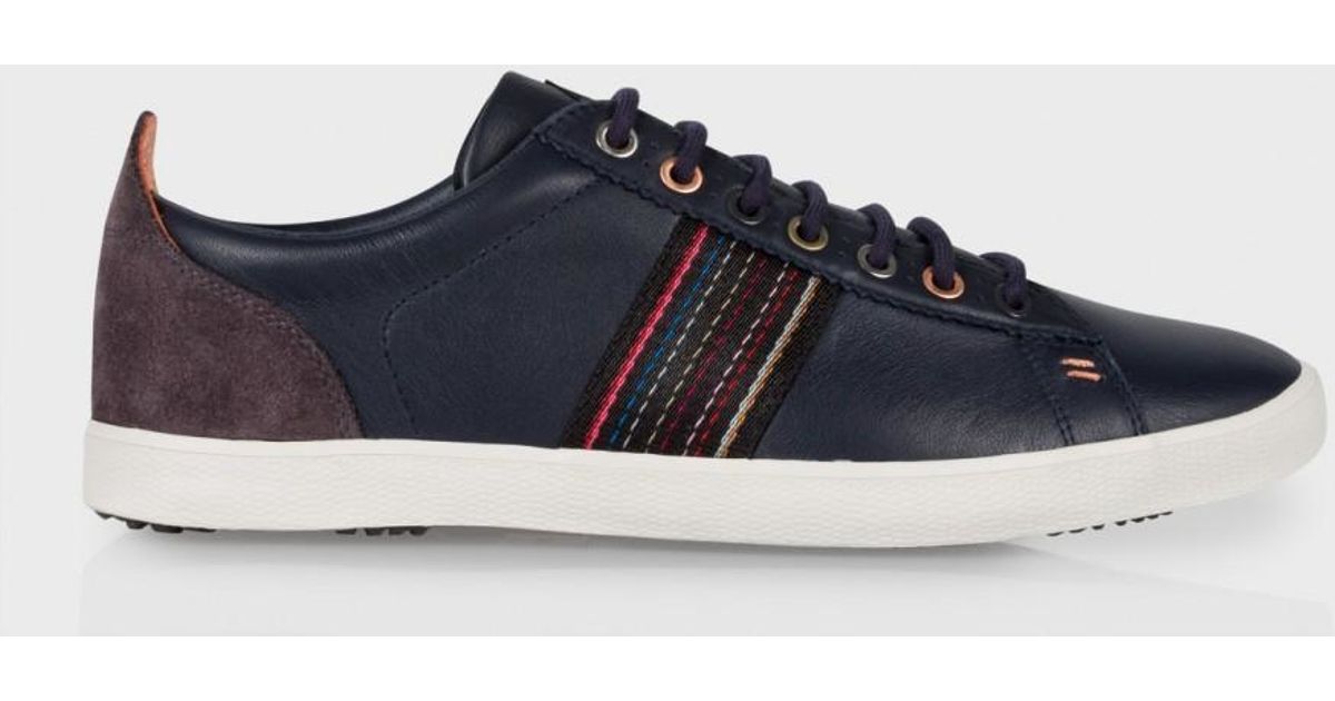 paul smith navy trainers