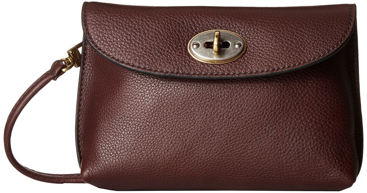 Fossil Brown Monica Crossbody