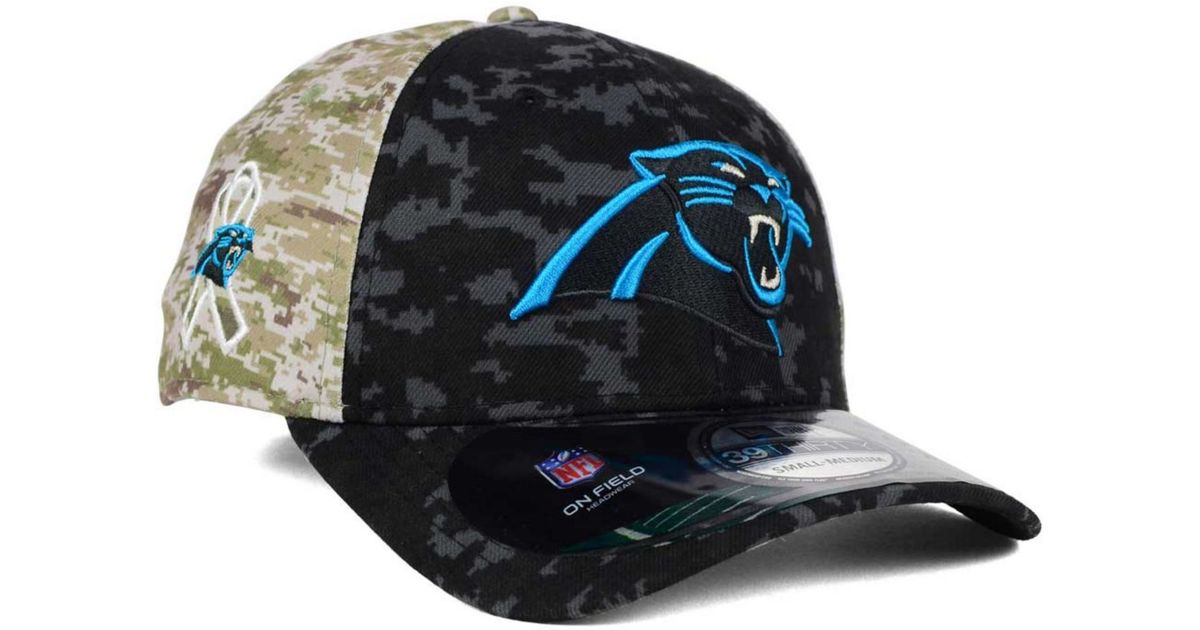 carolina panthers salute to service hat