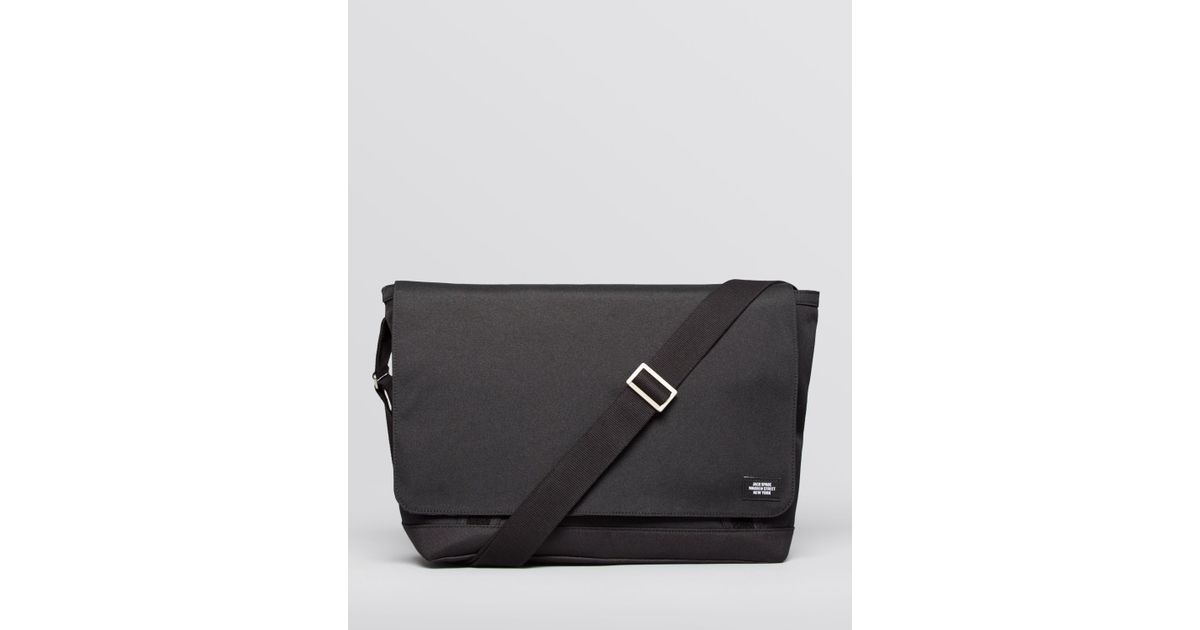 Jack Spade Arch Nylon Field Messenger Bag in Black for Men | Lyst