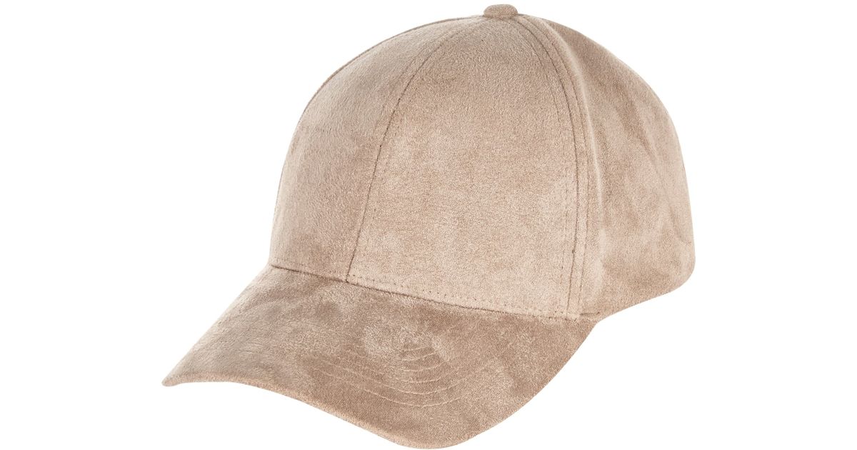 brown suede hat