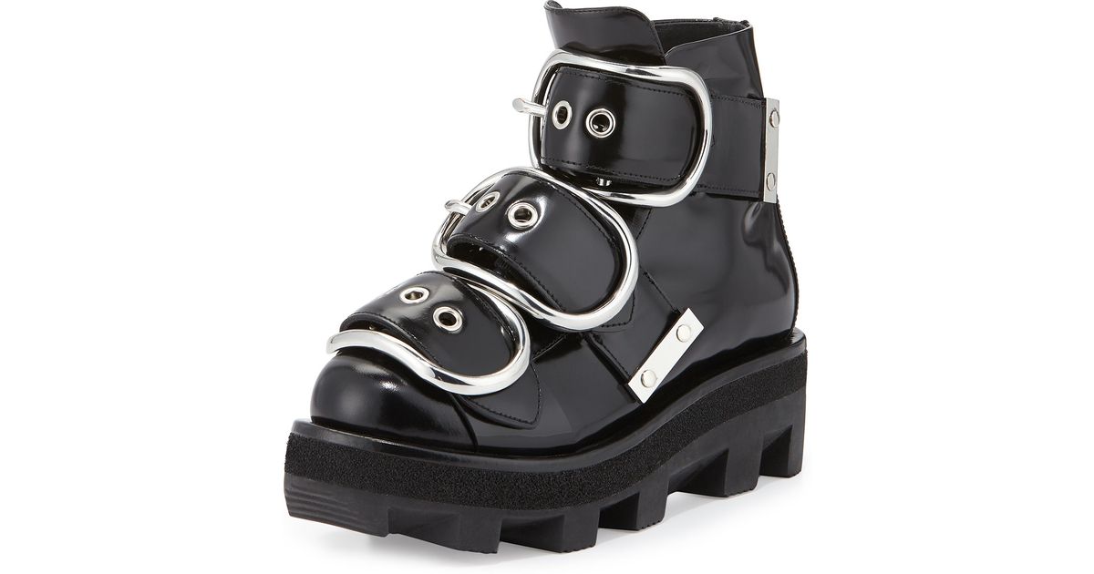 steel toe motorcycle boots black