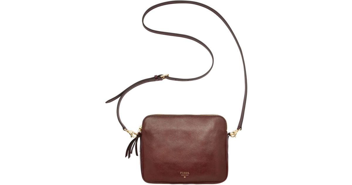 fossil violet crossbody