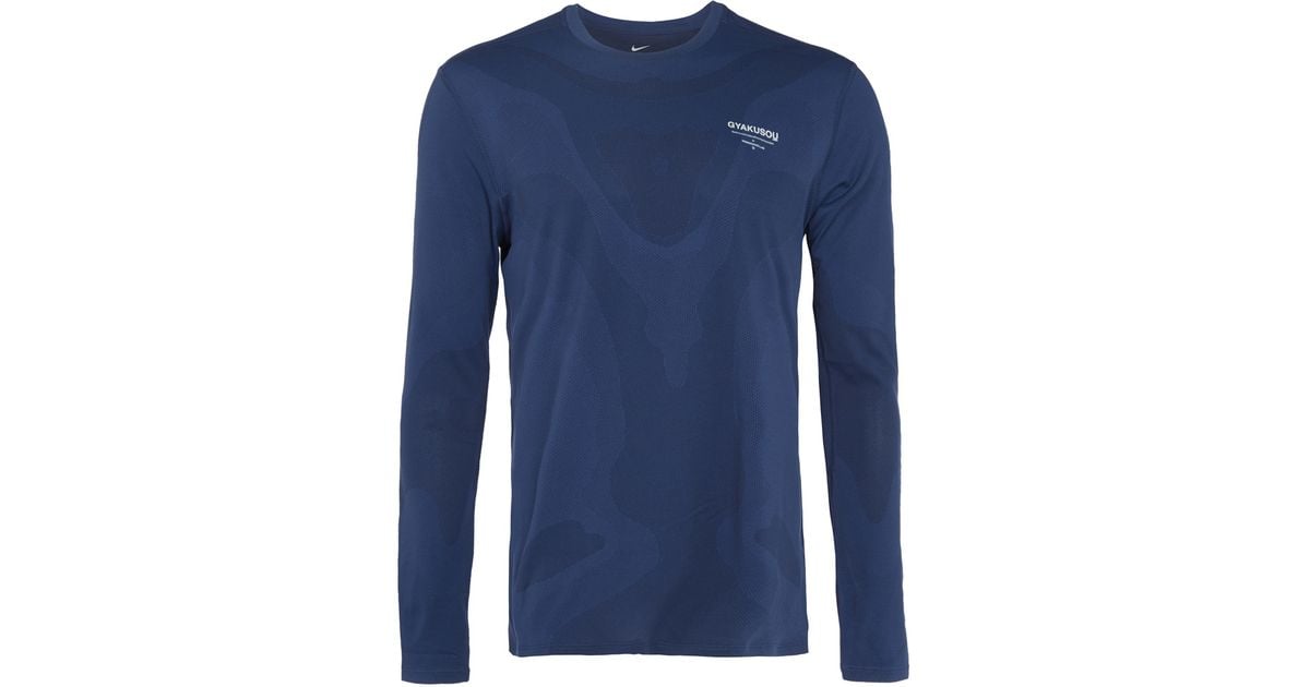 navy blue long sleeve dri fit shirt