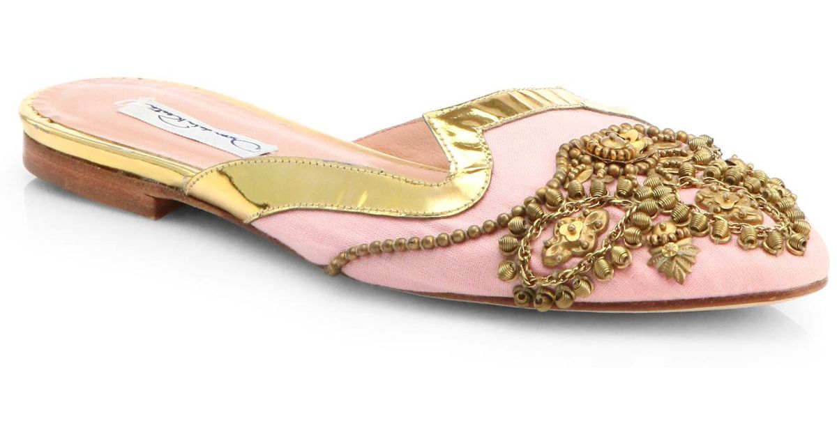 oscar de la renta mules