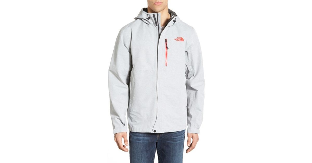 The North Face Dryzzle Gore Tex Paclite Hooded Jacket In Gray For Men Lyst The North Face Dryzzle Gore Tex Paclite Hooded Jacket In Gray For Men Lyst