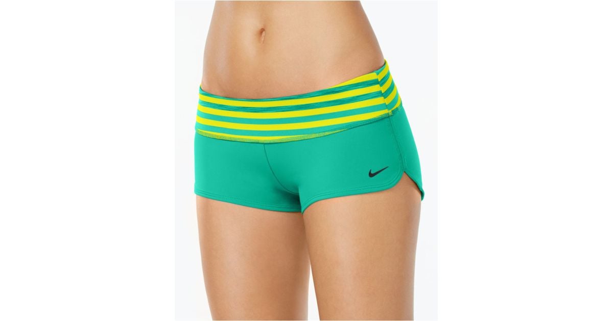 Nike striped swim boyshorts deals