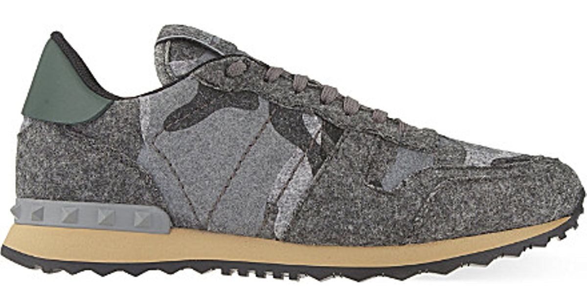 mens grey valentino trainers