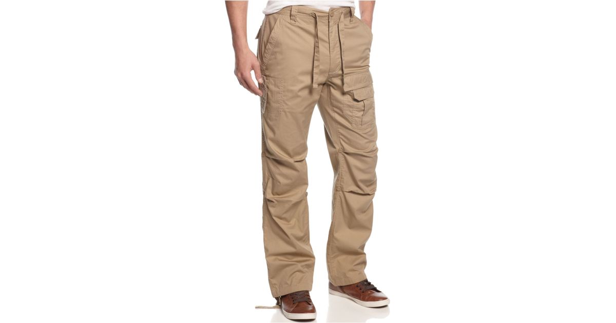 Sean john Men's Pleat Pocket Flight Cargo Pants in Black for Men (Kelp) - Save 22% | Lyst