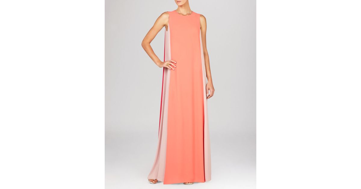 bcbg color block maxi dress