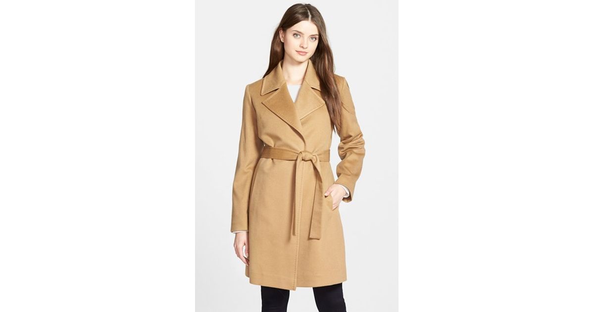 fleurette wrap coat