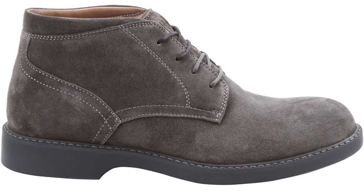 G.H.BASS Plano Suede Chukka Boots in Grey (Gray) for Men - Lyst