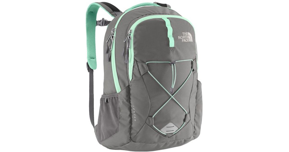 north face jester backpack gray