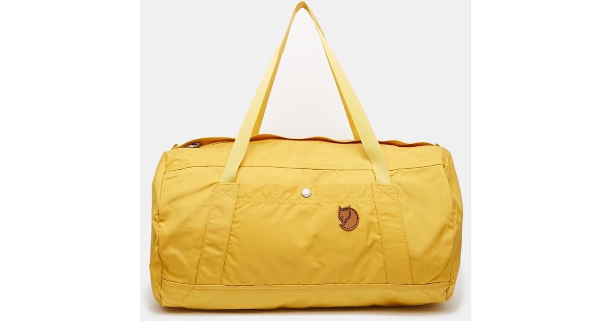 duffle bag yellow