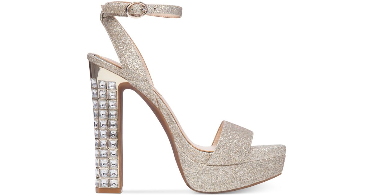 jessica simpson silver sparkly heels