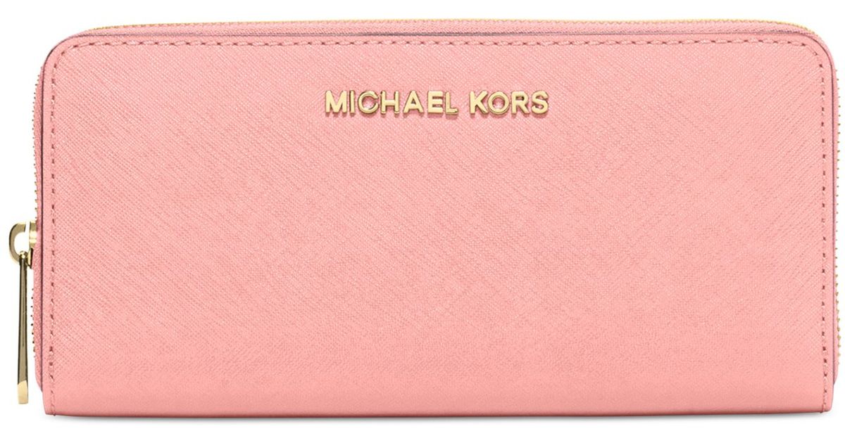 michael kors pale pink wallet