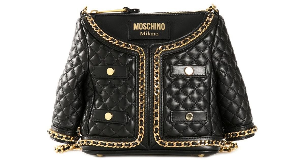 moschino jacket bag
