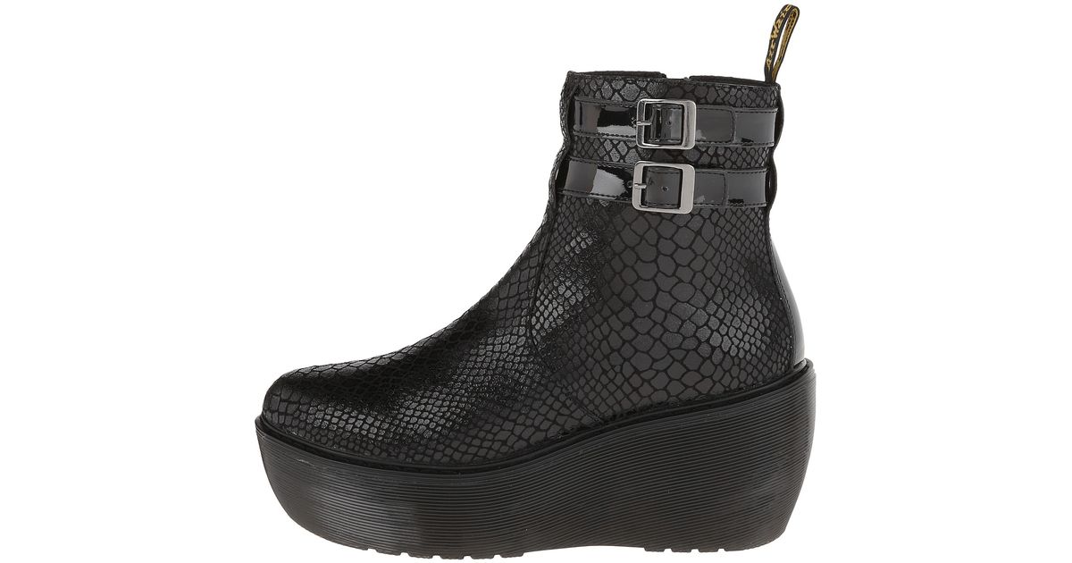 Dr. Martens Caitlin 2 Strap Ankle Boot in Black | Lyst