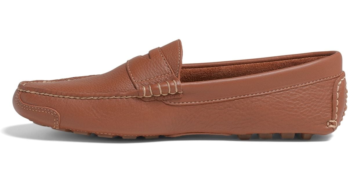 brooks brothers driving mocs